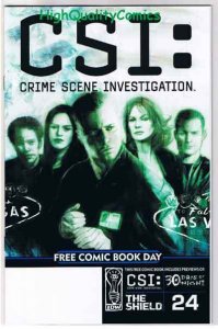 CSI, Shield, 24, Steve Niles, Vampire, 2004, FCBD, NM+, more items in our store