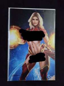 M House - Melinda's Comics - Captain Marvel - Virgin Risqué