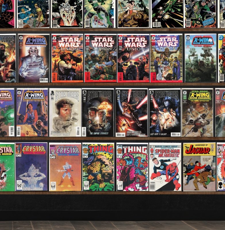 Huge Lot 150+ Comics with Cyberforce, Power Pack, The Star Wars, Rust & More!