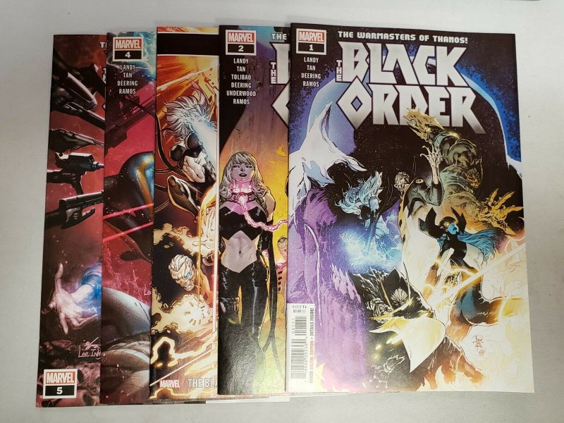 Black Order (Marvel 2018) #1-5 1 2 3 4 5 Complete Set | Thanos 