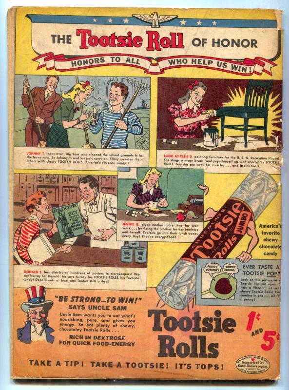 Military Comics #16 1944- BLACKHAWK- Blue Tracer- The Fox G/VG