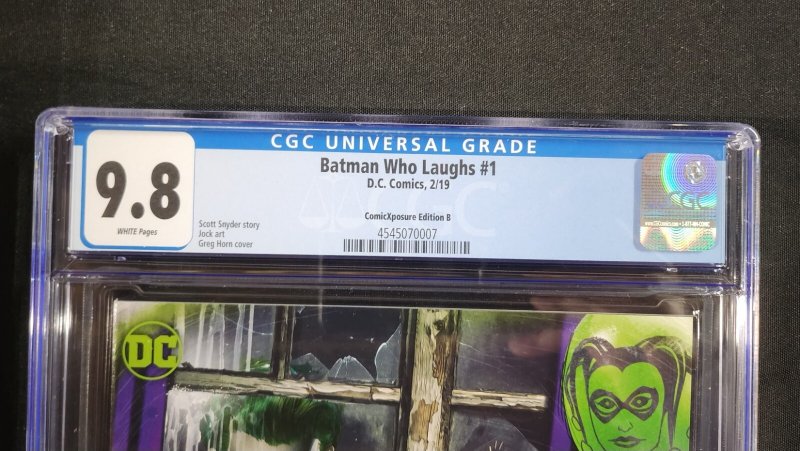 Batman Who Laughs #1 - ComicXposure Edition B (CGC 9.8) 2019