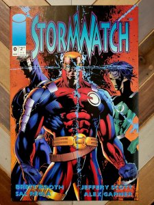 Lot of 2: Stormwatch #0-1 (Image 1992) Key Many 1st Apps, Trading Cards! Jim Lee