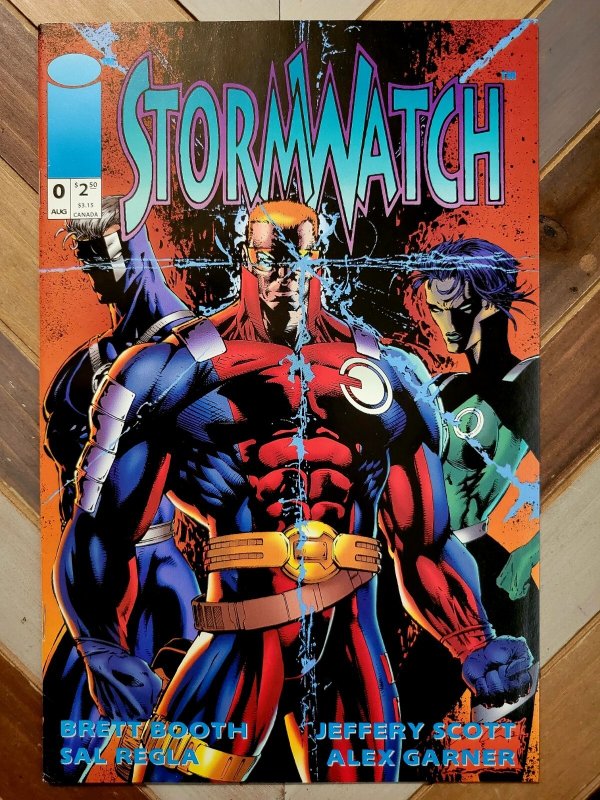 Lot of 2: Stormwatch #0-1 (Image 1992) Key Many 1st Apps, Trading Cards! Jim Lee