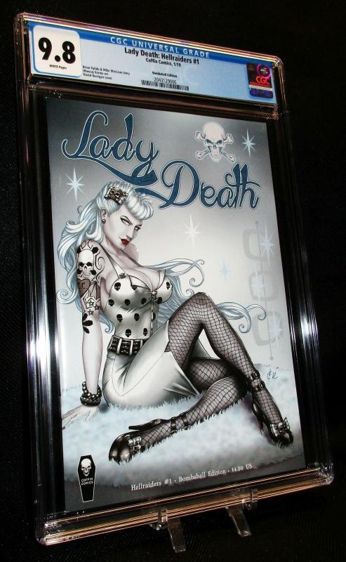 Lady Death Hellraiders #1 Bombshell Edition CGC 9.8 NM/MINT