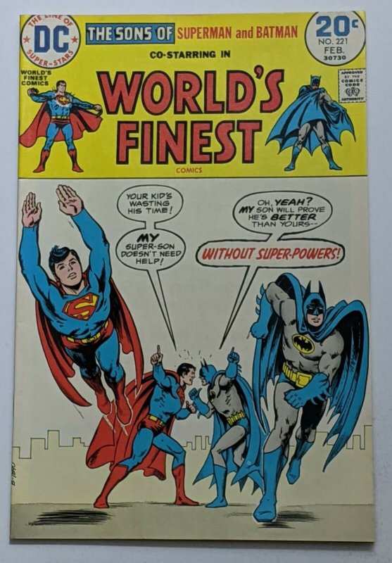 World's Finest #221 (Feb 1974, DC) VF/NM 9.0  