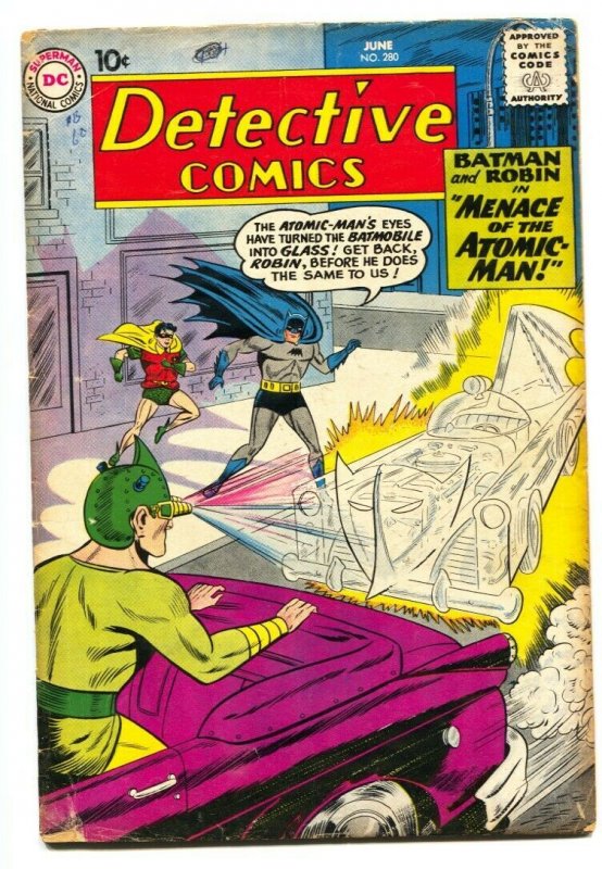 DETECTIVE COMICS #280 comic book 1960-JOHN JONES-BATMAN-ROBIN