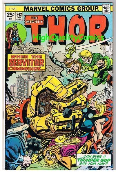 THOR #242, VF, God of Thunder, Buscema, Len Wein,1966, more Thor in store