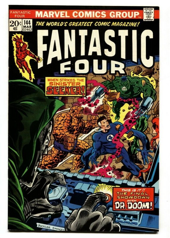 FANTASTIC FOUR #144 comic book-1974-Marvel NM-