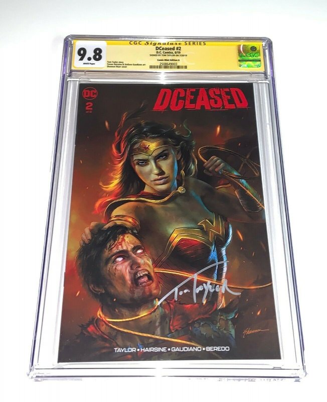 DCeased #2 - CGC 9.8 SHANNON MAER Comic Mint Exclusive Variant SS Tom Taylor