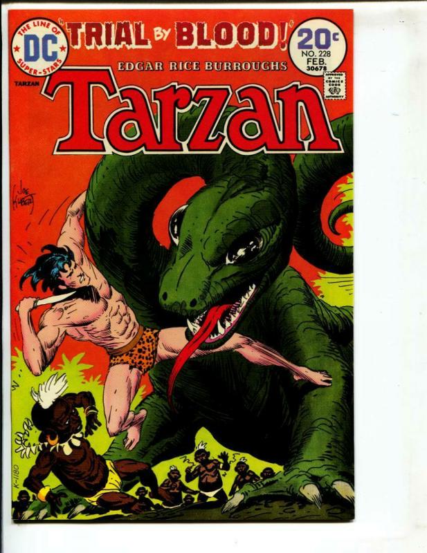 Tarzan-#229-1974-DC-BRONZE-AGE-Joe Kubert-NM-