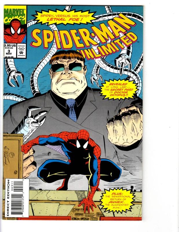 6 Spider-Man Unlimited Marvel Comic Books # 1 2 3 4 6 8 Carnage Venom Ock BH38