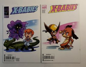 X-Babies  #1-4  Set  NM Marvel Comics 2009 Skottie Young  X-Men Wolverine Storm