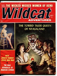 Wildcat Adventures 10/1960- Tiger attack-Brigitte Bardot-Cheesecake