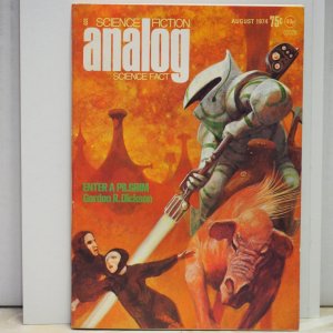 Analog Science Fiction Science Fact Magazine August 1974 VF