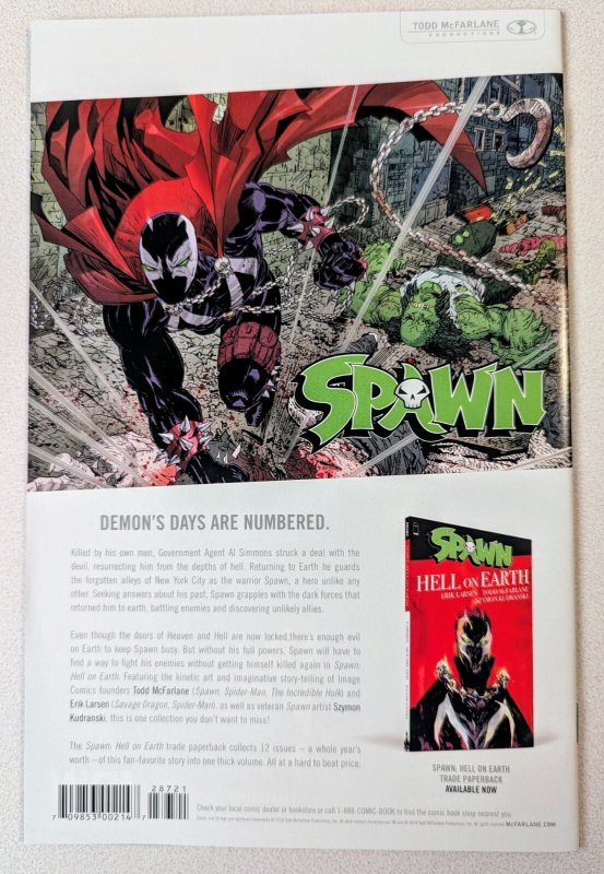 Spawn #287 NM Jason Shawn Alexander Cover B Variant Image Comics Low Print Run
