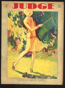 Judge 5/11/1929-Golf cover by John Holmgren-Platinum Age- Ernie Bushmiller-Dr...