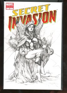 Secret Invasion #3 Third Print Cover (2008) Secret Invasion