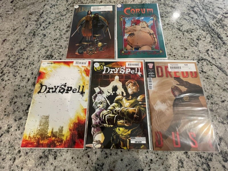 5 Comics Dryspell 3 4 + Dredd 2 + Wraithborn 2 + Corum 10 NM 1st Prints 26 J801 