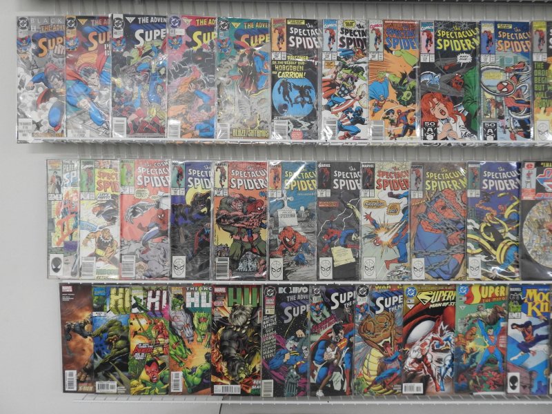 Huge Lot 180+ Comics W/ Spider-Man, Superman, Hulk, +More! Avg VF- Condition!