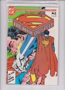 SUPERMAN THE MAN OF STEEL --VOL.#1--#5 OF 6 / 1986