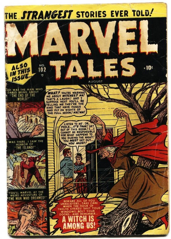 MARVEL TALES #102-BASIL WOLVERTON END OF THE WORLD STORY-ATLAS HORROR