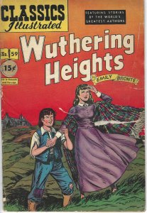 Classics Illustrated #59 (1949) - Wuthering Heights - PLEASE READ DESCRIPTION