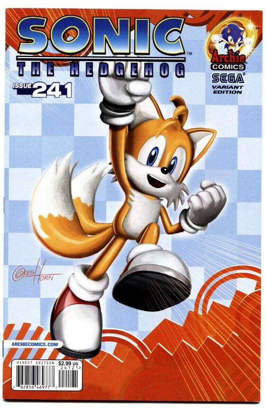 SONIC THE HEDGEHOG #241 2012-variant cover-ARCHIE COMICS-SEGA