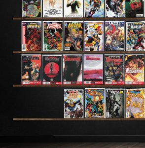 Huge Lot 150+ Comics with Wonder Woman, Wolverine, Savage Wolverine & More!