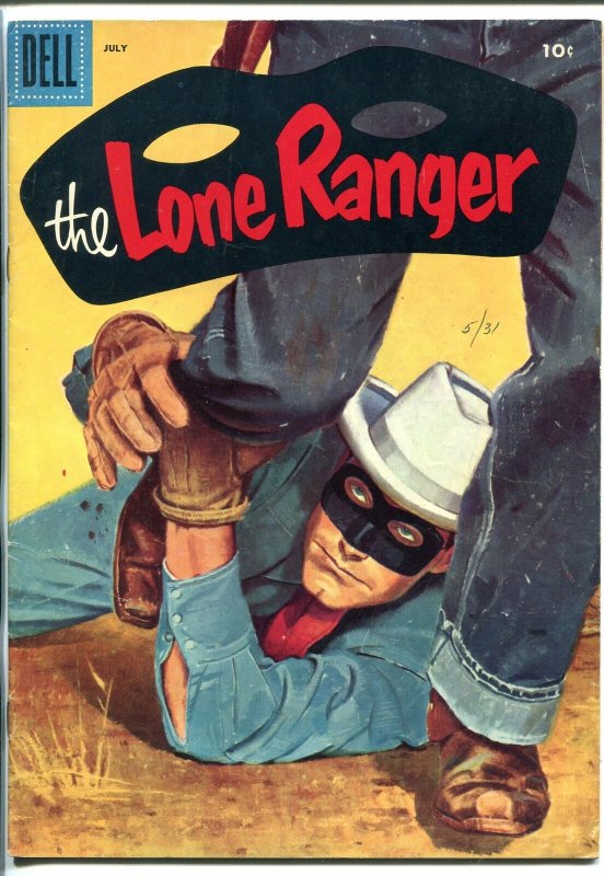 LONE RANGER #97-1956-DELL-TONTO-YOUNG HAWK-fn minus