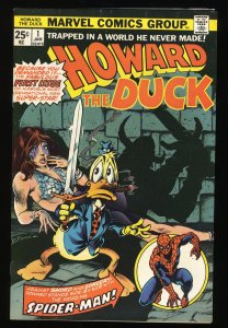 Howard the Duck #1 Spider-Man Appearance! Frank Brunner Cover!