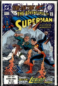 Adventures of Superman #478 Direct Edition (1991) Legion of Super-Heroes