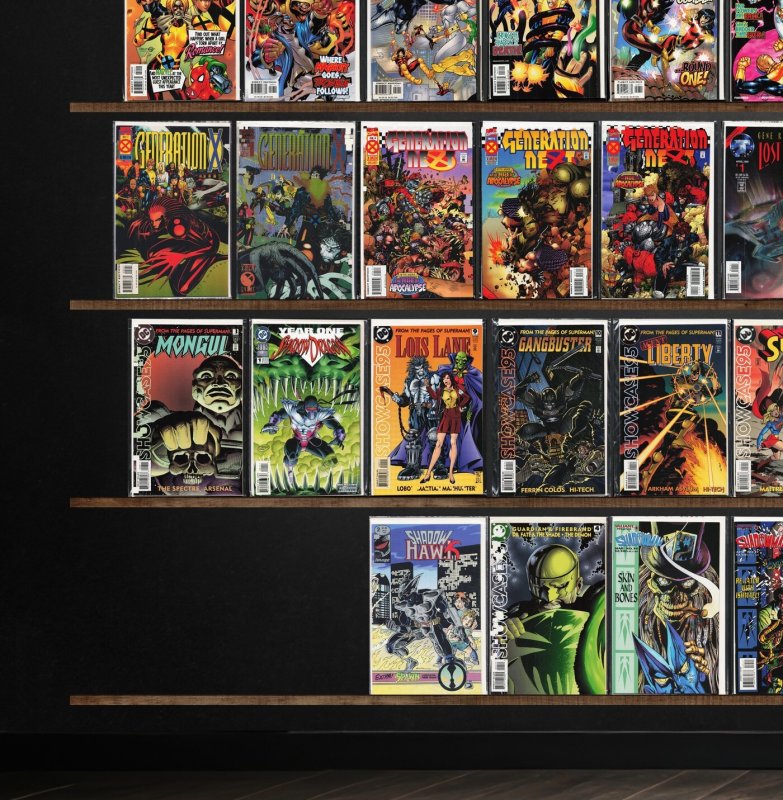 Huge Lot 140+ Comics with Shadowman, Generation X, Showcase '95 & More!