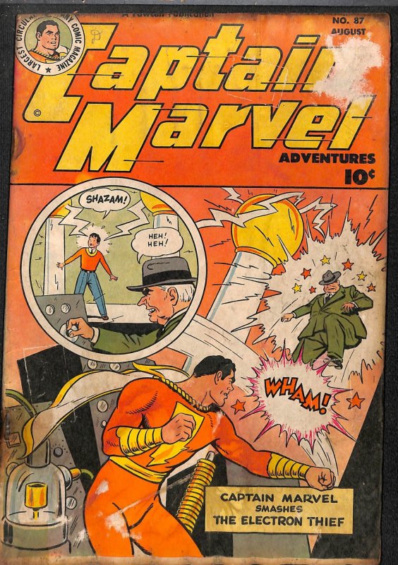 Captain Marvel Adventures #7 Very Low Grade