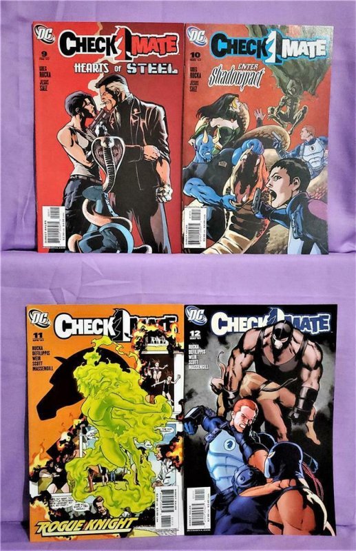 CHECKMATE #1 - 16 Jesus Saiz Greg Rucka - With 2nd Print #1 Cover (DC, 2006)! 