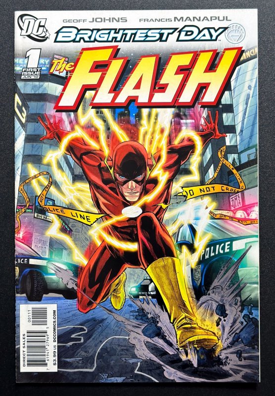 The Flash #1 By Johns Manapul Barry Allen Rogues Brightest Day Zatanna NM 2010