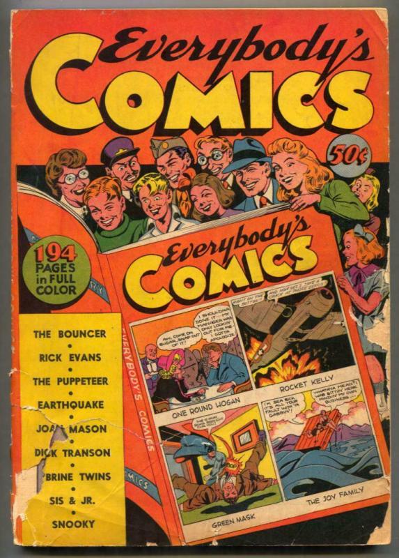 Everybody's Comics 1944- Green Mask- incomplete bargain