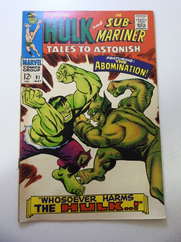 Tales to Astonish #91 (1967) FN+ Condition