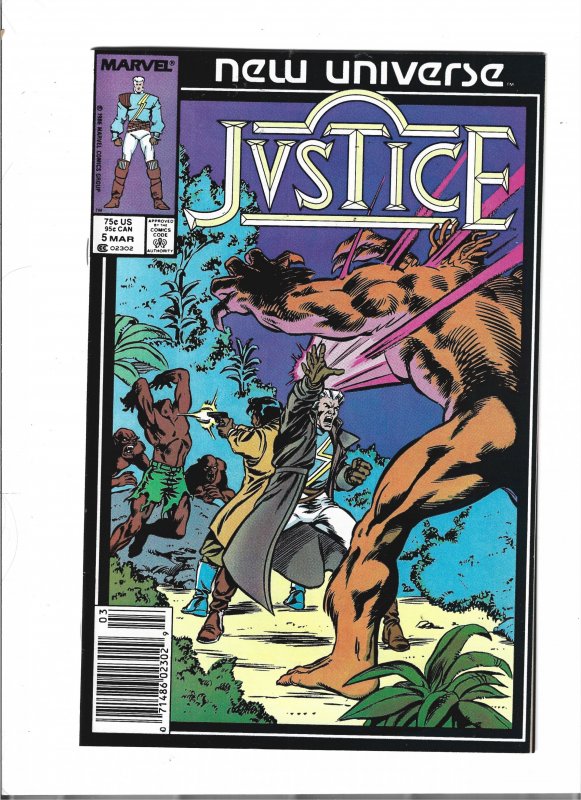 Justice #1 through 7 Newsstand Edition (1986)