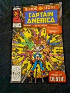 Captain America #359 Wheel Of Death 1st App of Crossbones Key Comics 1989 VF