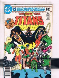 New Teen Titans # 1 VF DC Comic Book Robin Raven Cyborg Beast Boy Kid Flash WT16