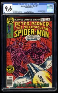 Spectacular Spider-Man #27 CGC NM+ 9.6 1st Frank Miller work Daredevil!