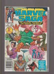 The Marvel Saga The Official History of the Marvel Universe #1 (1985)