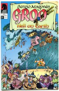 Sergio Aragones GROO HELL on EARTH #1 2 3 4, NM, Signed, 2007,more in store, 1-4