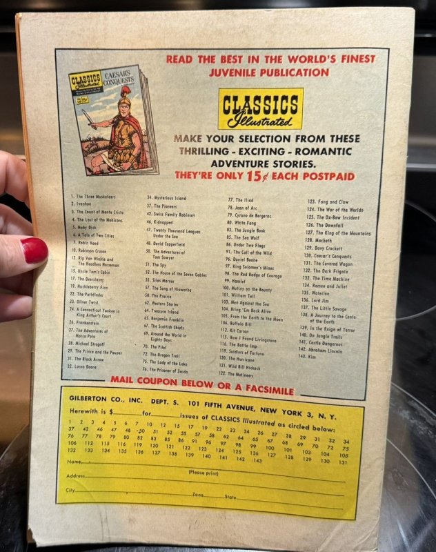 Classics Illustrated #144 (1958)