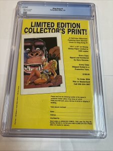 KING KONG (1991) # 1 (CGC 9.8 WP) Dave Stevens • Fantagraphics Books