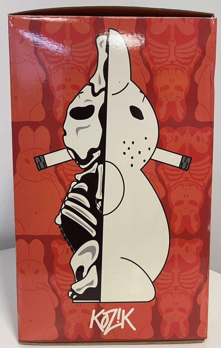 Kozik X Kidrobot 10 inch Skeleton Labbit Signed By Frank Kozik X Kidrobot 10 inch Skeleton Labbit Signed By Frank