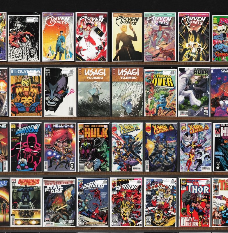 Huge Lot 150+ Comics with Daredevil, Batman Beyond, Thor, Seven Secrets & More!