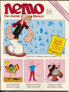 Nemo The Classic Comics Librery #3 1983-Popeye-EC Segar-Billy DeBeck-VF