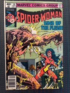 Spider-Woman #18 Newsstand Edition (1979)
